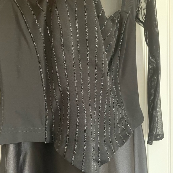 Tadashi Shoji vintage corset black gown size medium - Picture 11 of 11